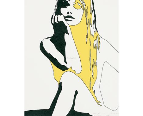 WERNER BERGES  Cloppenburg/Niedersachsen 1941 - 2017 Schallstadt/Baden: Diva. Farbsérigraphie nach einem Entwurf von 1970, 20