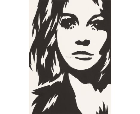 WERNER BERGES  Cloppenburg/Niedersachsen 1941 - 2017 Schallstadt/Baden: „Face“. Holzschnitt 2009. Expl. 8/30. Signiert und be