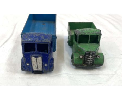 Two vintage Dinky super toys trucks