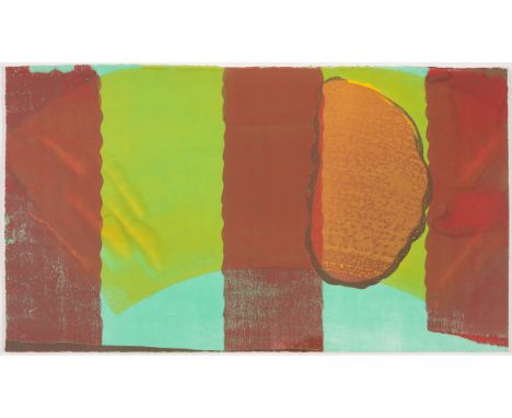 Howard Hodgkin (1932-2017)Alexander Street (Heenk 44)Lithograph printed in colours with hand-colouring in watercolour and gou