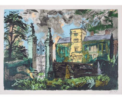 John Piper (1903-1992)Canons Ashby, Northamptonshire (Levinson 350) Screenprint in colours, 1983, signed in pencil, numbered 
