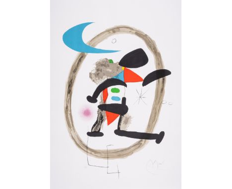 Joan Miró (1893-1983)Arlequin Circonscrit (Mourlot 887)Lithograph printed in colours, 1973, signed and inscribed 'H.C.' in pe