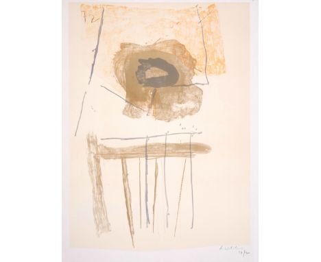 Robert Motherwell (1915-1991)Chair (Belknap 79)Lithograph printed in colours, 1970-71, signed in pencil, numbered from the ed