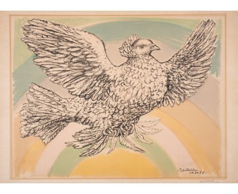 Pablo Picasso (1881-1973)Colombe (à L'Arc de Ciel) (Bloch 712, Mourlot 214)Lithograph printed in colours, 1952, signed in pen