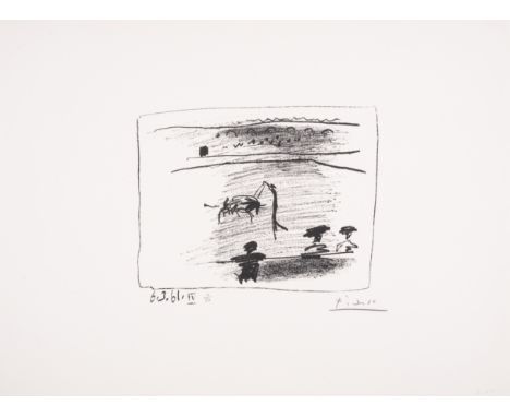 Pablo Picasso (1881-1973)Jeu de la Cape (Bloch 1015)Lithograph, 1961, signed in pencil, numbered from the edition of 50, prin