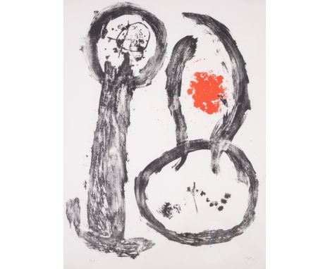 Joan Mir&oacute; (1893-1983)Plate 9, from Album 19 (Mourlot 320; Cramer 70)Lithograph printed in colours, 1961, initialled in