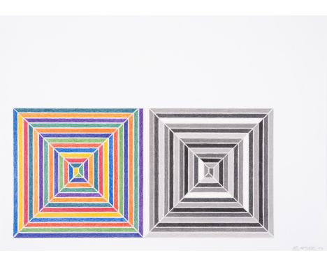 Frank Stella (1936-2024)Jasper's Dilemma (Axsom 82)Lithograph printed in colours, 1973, signed and dated in pencil, numbered 
