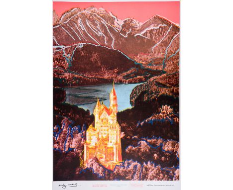 Andy Warhol (1928-1987)Neuschwanstein (see Feldman & Schellmann II.372)Offset lithograph with screenprint in colours, 1987, w