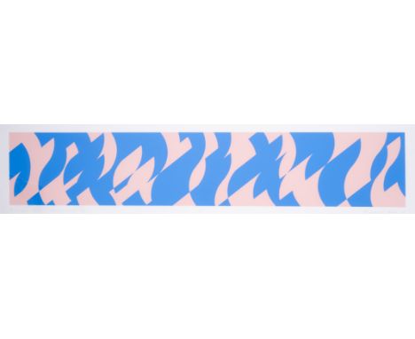 Bridget Riley (b.1931)Blue and Pink (Tommasini and Gubay 47)Screenprint in colours, 2001, signed, titled, inscribed 'Artist's
