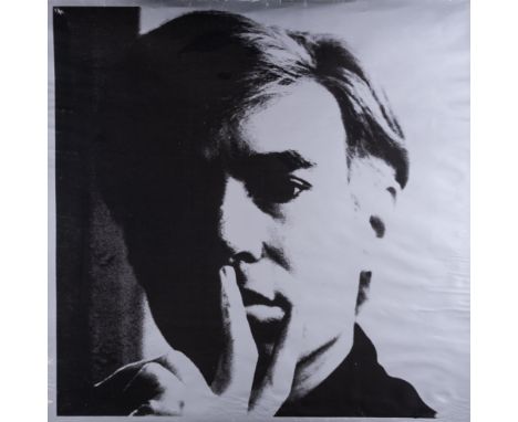 Andy Warhol (1928-1987)Self-Portrait (Feldman & Schellmann II.16)Offset lithograph on silver coated paper, 1966, signed and d