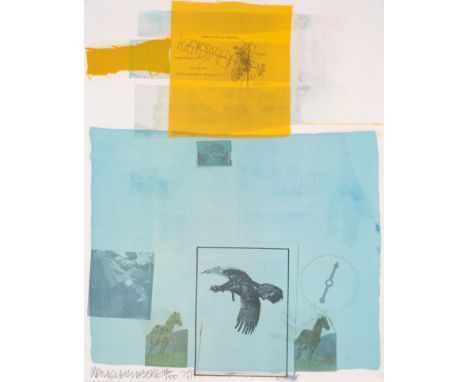 Robert Rauschenberg (1925-2008)Why You Can't Tell 1, from Suite of Nine PrintsOffset lithograph with screenprint in colours, 