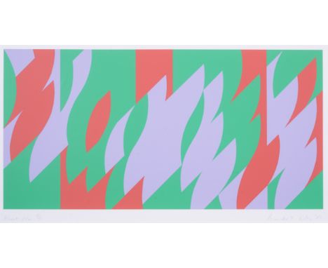Bridget Riley (b.1931)About Lilac (Tommasini and Gubay 65)Screenprint in colours, 2007, signed, dated and titled in pencil, n