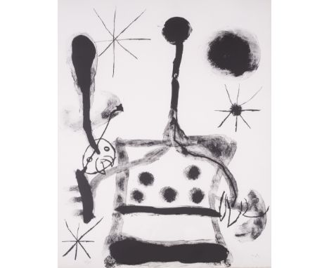 Joan Mir&oacute; (1893-1983)Plate 18, from Album 19 (Mourlot 329; Cramer 70)Lithograph, 1961, initialled in pencil, numbered 