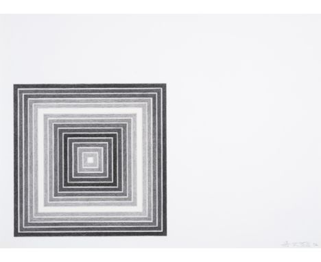 Frank Stella (1936-2024)Cato Manor, from Multicolored Squares I (Axsom 78)Lithograph printed in black and grey, 1972, signed 