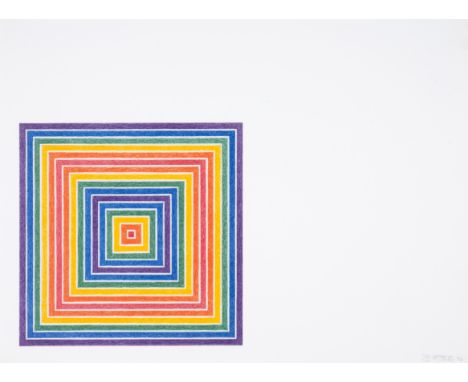 Frank Stella (1936-2024)Gran Cairo, from Multicolored Squares I (Axsom 81)Lithograph printed in colours, 1972, signed and dat