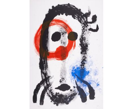 Joan Miró (1893-1983)Plate 1, from Album 19 (Mourlot 312; Cramer 70)Lithograph printed in colours, 1961, signed in pencil, nu