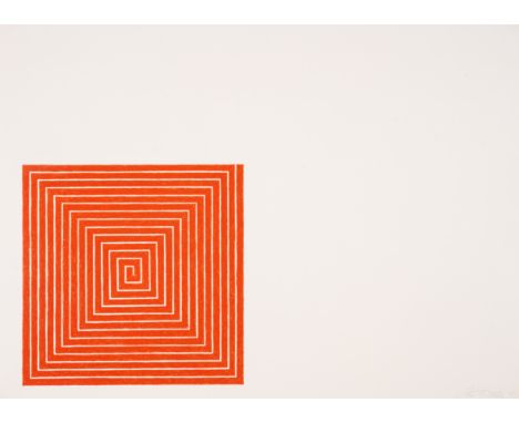 Frank Stella (1936-2024)New Madrid, from Benjamin Moore Series (Axsom 58)Lithograph printed in colours, 1971, signed and date