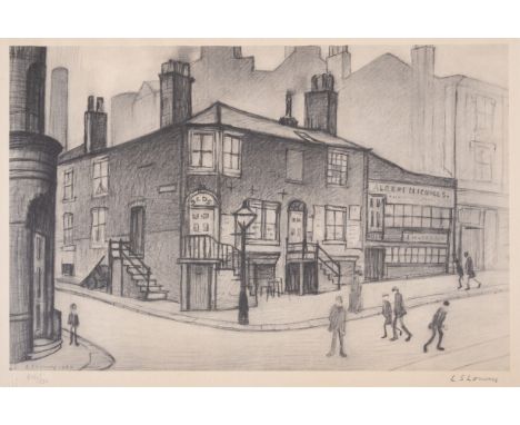 Laurence Stephen Lowry (1887-1976) Great Ancoats Street Lithograph, 1930, signed in pencil, numbered from the edition of 850,