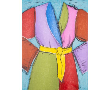 Jim Dine (b.1935)The Yellow Belt (Burg 143) Lithograph and woodcut printed in colors, 2005, signed in pencil, numbered from t