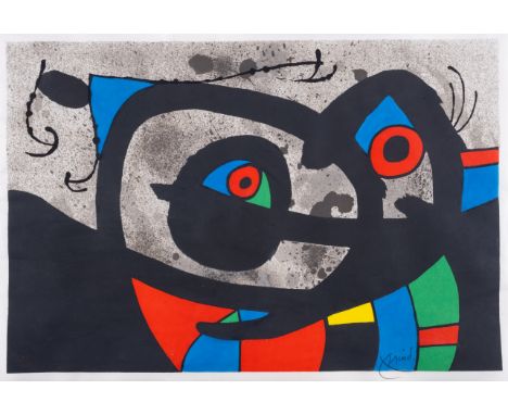 Joan Miró (1893-1983)Frontispiece, from Le Lézard aux Plumes d'Or (Mourlot 792; Cramer 148)Lithograph printed in colours, 197