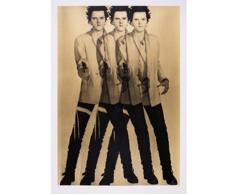 Gavin Turk (b.1967)Triple Pop (Gold)Screenprint in black and gold, 2009, signed and dated in pencil, numbered from the editio