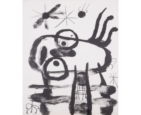 Joan Miró (1893-1983)Plate 14, from Album 19 (Mourlot 325; Cramer 70)Lithograph printed in colours, 1961, signed in pencil, n
