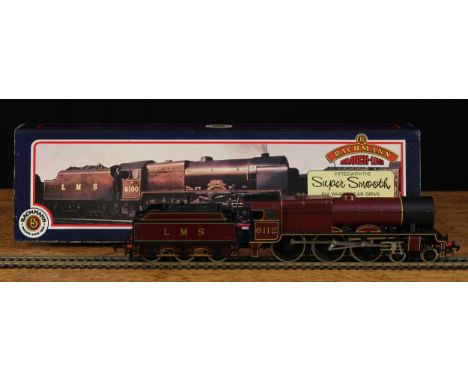 Bachmann Branch-Line OO Gauge 31-277 LMS Fowler 'Royal Scot' 4-6-0 'Sherwood Forester' locomotive and six wheel tender, LMS r