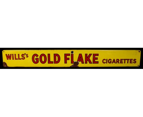 Advertising, Tobacciana and Smoking Interest - a rounded rectangular shaped single sided enamel sign, red lettering with blac
