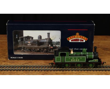 Bachmann Branch-Line OO Gauge 31-050A LNER J27 0-6-0T locomotive, LNER green livery, No.8680, boxed with instructions 