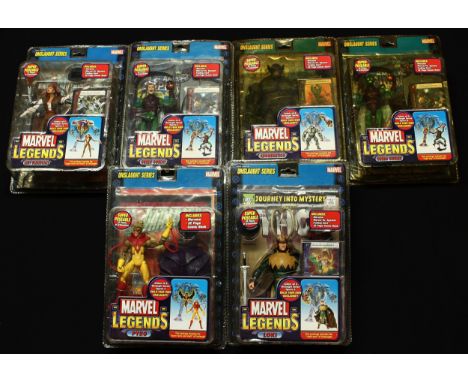 A collection of Toy Biz Marvel Legends action figures, from the Onslaught Series, comprising V-75 Item No.71326 Pyro, sealed 