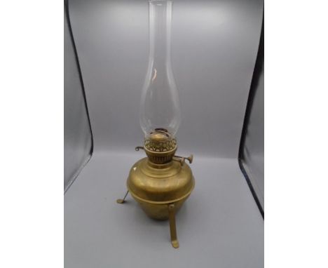 Brass base oil lamp