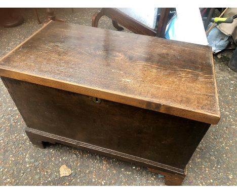 Antique Pine Trunk 33 1/2 x 18 inches 23 inches tall 