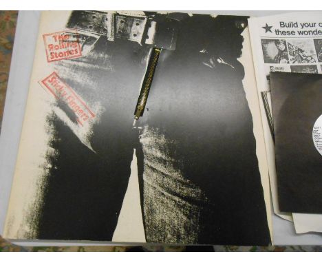 The Rolling Stones Sticky Fingers and various other LPs ( house clearance )