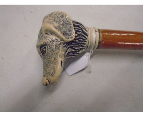 Dog Head Walking Stick