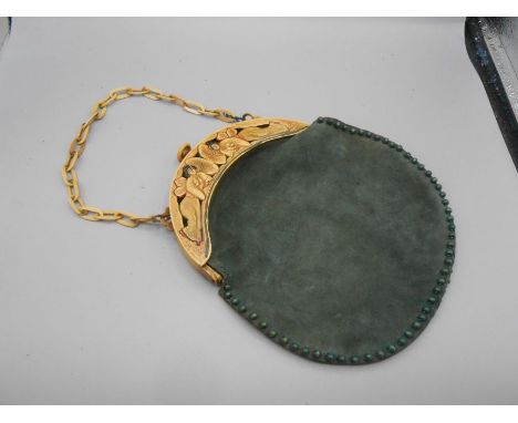 Vintage Geisha Girl Bag ( approx 10 x 8 inches )