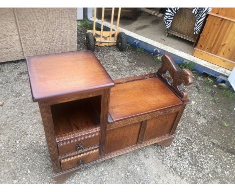 Old Charm style monks bench / telephone seat 