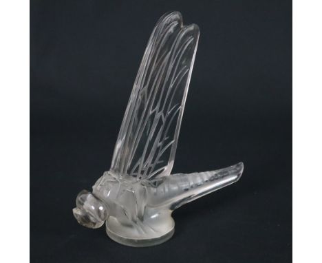 Kühlerfigur / Briefbeschwerer "Grande Libellule" - Lalique, Frankreich, Modell-Nr. 1145, Entwurf von René Lalique (1928), for