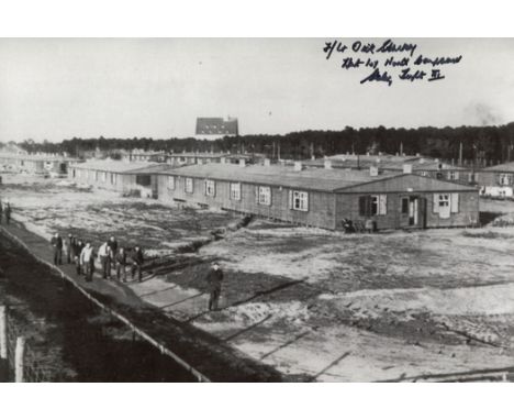 Stalag Luft III 8x12 inch photo of the North Compound of Stalag Luft III the legendary Great Escape Prisoner of War camp sign