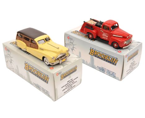 2 Brooklin Collection. 1948 Ford F1 “Fire Truck” S.F.B.B.C. 2003 Special” 1 of 200. BRK 76x. In bright red with ladder, hoses