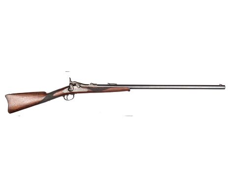 A good .40-65” Springfield Model 1873 “trap door” sporting rifle,  number 25904, 49½” overall, heavy octagonal barrel 30” sta