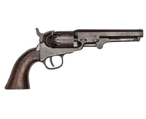 A 6 shot .31” Colt Model 1849 Pocket percussion revolver,  barrel 5” with New York, US America single line address, number 29