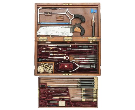 A good Victorian Army Surgeon’s case of instruments belonging to Deputy Surgeon General Rowland Wimburn Carter (1830-1907), c