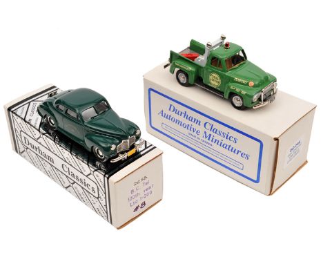 2 Durham Classics. 1954 Ford F100 Tow Truck “Cities Service” 1/250 (DC24A). In leaf green with tan interior and fully detaile