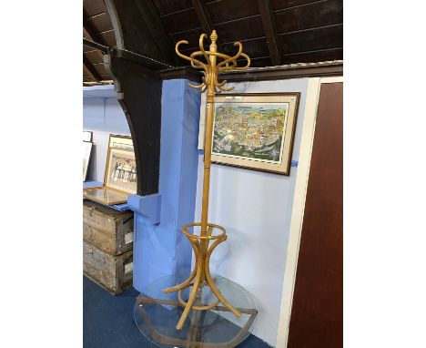 A Bentwood coat stand