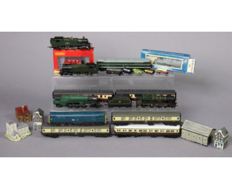 A Maling “OO” gauge scale model of a B.R. 2-6-2 locomotive (No. 6167); various other model railway items including rolling st