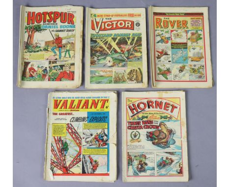 Approximately eighty various vintage comics including “The Victor”, “The Rover” &amp; others, circa 1960s. 