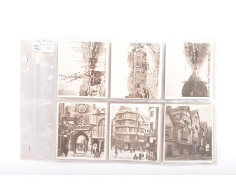Local Bristol Interest - An assortment of early 20th century circa. 1920's Bensons cigarette cards featuring Old Bristol Scen