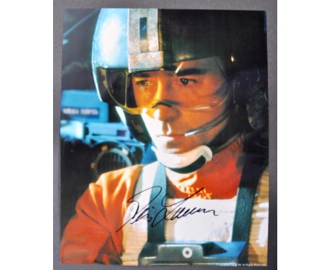 Star Wars - Denis Lawson -&nbsp;Wedge Antilles - a rare autographed 8x10" officially licensed Lucasfilm Ltd image of Lawson f