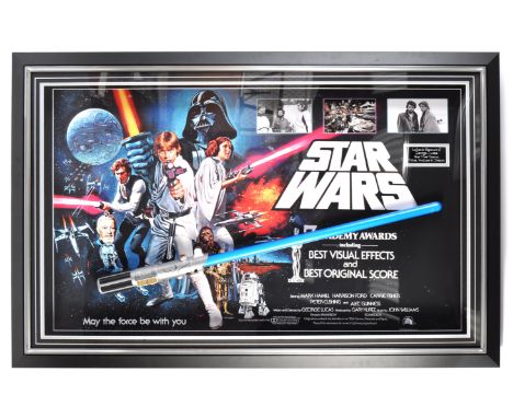 Star Wars - George Lucas - Writer &amp; Director - an incredible unique piece of Star Wars memorabilia; an autographed model 