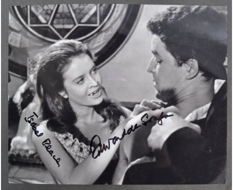 Hammer Horror - The Kiss Of The Vampire (1963) - dual signed autographed black and white 8x10" photograph by Isobel Black and